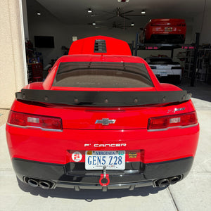 2014–2015 Camaro Z/28 Style Wicker Bill | Factory Height Spoiler