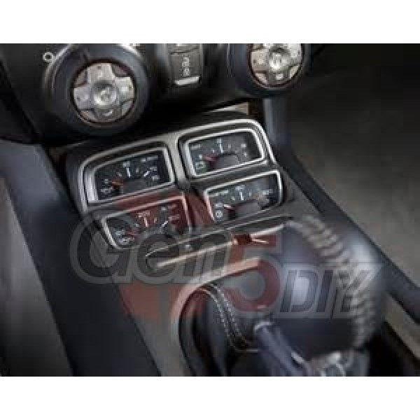 Genuine GM Leather Shift Knob For 2012-2015 Camaro – 5.1 Shift Ratio, Black With Silver Stitching, OEM 24267293