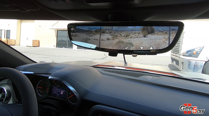 2019-2024 Camaro Rear Camera Mirror Upgrade Kit-Spoiler Mount – Gen5DIY