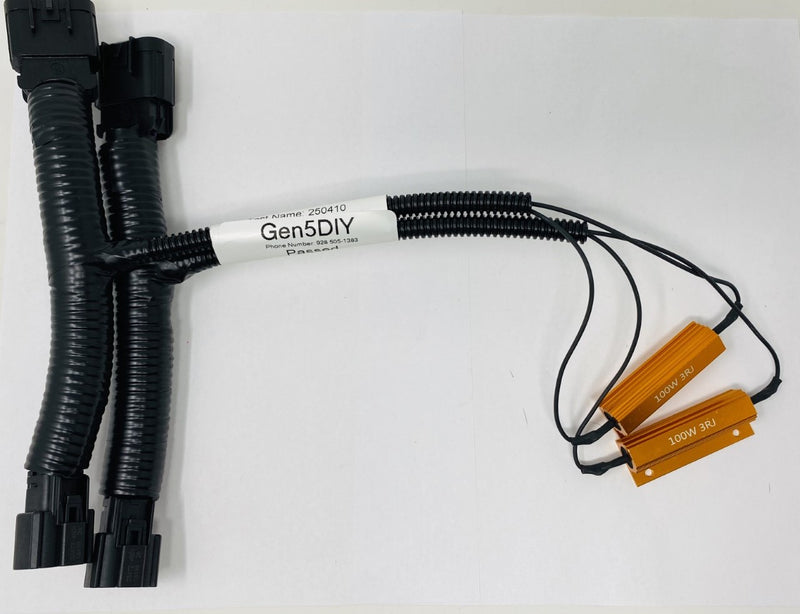 16-19 GMC HD to '16-'18 GMC 1/2 Ton LED Headlight Harness – Gen5DIY